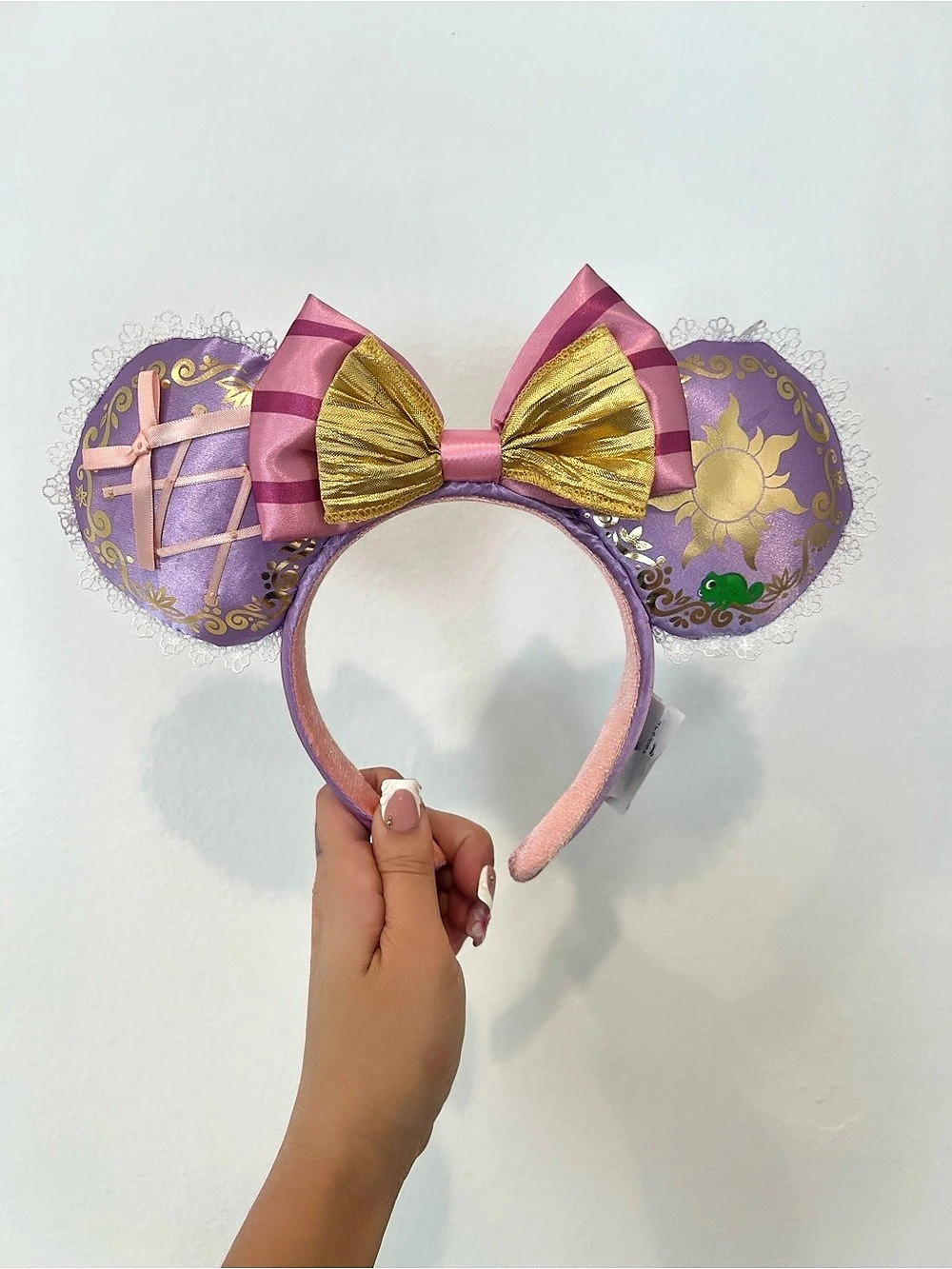Disney Rapunzel Ear Headband – Tangled Purple & Pink